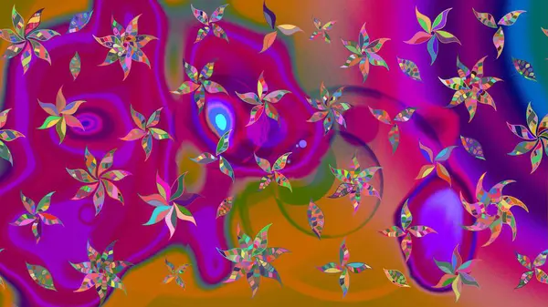 Taşralı şıklığı. Küçük yabani çiçeklerdeki halk modelini çiz. Tekstil, duvar kâğıdı, kapaklar, yüzey, baskı, hediye paketi, hatıra defteri, dekupaj. Liberty style millefleurs.