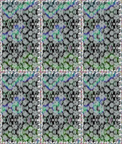 Güzel karalamalı çiçek desenli çizim. Güzel kumaş deseni. Küçük çiçekteki sevimli çiçek deseni. Raster illüstrasyonu.