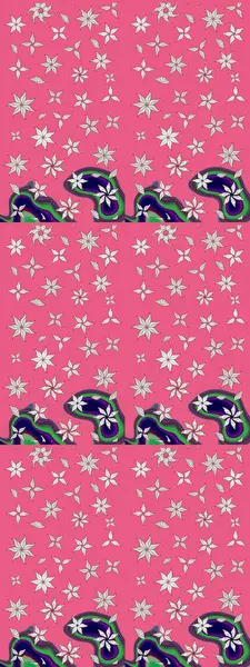 Raster güzel bir çiçek deseni çizmiş. Bahar mevsimi. Tatil havası. Nazik romantik baskı. Pembe renkte çiçekler.