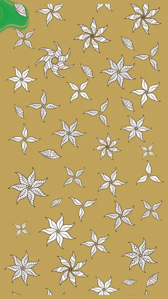 Çiçek arkaplanlı soyut zarafet eskiz deseni. Raster Güzel kumaş deseni.