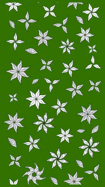 Raster deseni. Botanik çizim kalıbı. Suluboya etkisi. Organik elementler.