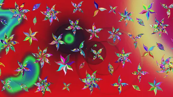 Çizim raster deseni. Güzel kumaş deseni. Çiçek arka planı.