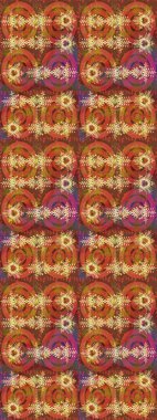 Soyut duvar kâğıdı, ambalaj dekorasyonu. Kışın sembolü, mutlu noeller, mutlu yeni yıl kutlaması Raster illüstrasyonu. Kahverengi, turuncu ve pembe renkler. Kar tanesi kadar basit..