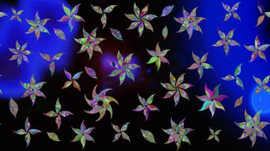 Suluboya tarzında siyah renkte çiçekler. Siyah renkte çiçekler olan çiçek deseni çiz.