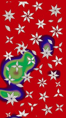 Sınır Kızılderili çiçekli paisley patten. Raster Henna tarzı. Tebrik kartı geçmişi, boyama kitabı, arkaplan ve tekstil için kullanılabilir. Etnik Mandala havlusu. Taslak süsleme izi.