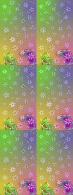 Raster stili kumaş deseni. Çiçekler suluboya çizim deseni.