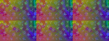 Kahverengi yapraklı yabani çiçekler. Raster illüstrasyonu. Eskiz arkaplan modeli. Suluboya, elle çizilmiş.