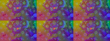 Raster. Güzel suluboya çiçekler, parlak resim ilham verici çiçek desenli eskiz arka plan.