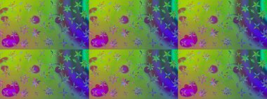 Güzel karalamalı çiçek desenli çizim. Küçük çiçekteki sevimli çiçek deseni. Raster illüstrasyonu. Güzel kumaş deseni.