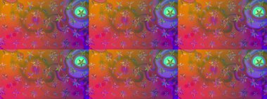 Ton halinde. Çiçeğin suluboya çizimlerinin mükemmel deseni. Dekorasyon ve tasarım için güzel bir desen. Suluboya desenli çiçek deseni. Moda yazdırma.