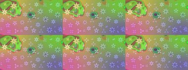 Güzel suluboya yaz çiçekleri deseni..