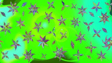 Klasik taslak çizimi. Raster Yumuşak kumaş deseni. Raster çiçek izi. Çiçek yeşili çizim deseni.