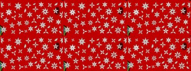 Çiçekli karalama şeklinde Raster çiçek deseni. Yumuşak, bahar çiçekli arka plan. Kırmızı renkte çiçekler.