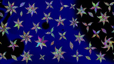 Küçük çaplı çiçeklerdeki basit şirin desenler. Tekstil veya kitap kapakları, imalat, duvar kağıtları, baskı, hediye paketi ve yapıştırma kitabı için çiçek eskizi geçmişi. Raster illüstrasyonu.