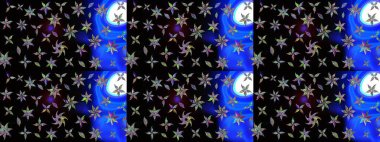 Çiçek desenli eskiz, yaz çiçekleri. Renkli Bahar Teması eskiz kalıbı. Düz Çiçek Elementleri Tasarımı. Siyah renkte çiçekler.