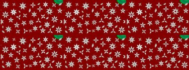 Çiçekler, dallar, bitkiler ve çiçekler. Güzel kumaş deseni. Raster illüstrasyonu. El çizimi.