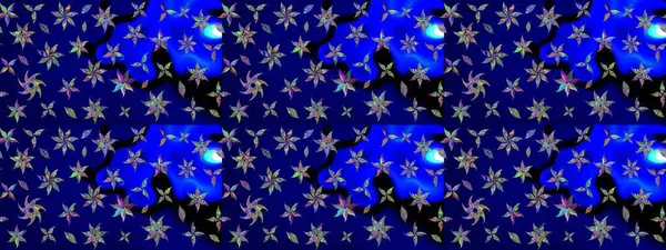 Yapraklı çizim şekli. Tekstil için figür. Davetiye ve kartpostal tasarımı için dekoratif çiçek unsurları. Poster ya da kapak için arka plan. Sevimli zarif çiçekler Raster illüstrasyonu.