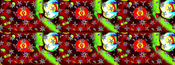 Moda baskıları için zarif bir şablon. Motley illüstrasyonu. Çiçekli yaz çiçekleri. Küçük renkli çiçekler. Robot resim. Küçük çiçekte şirin desenler.