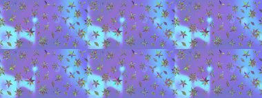 Renkli Bahar Teması eskiz kalıbı. Düz Çiçek Elementleri Tasarımı. Mor renkli çiçekler. Raster illüstrasyonunda çiçek deseni çizimi.