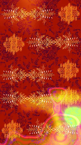 Raster illüstrasyonu. Kar taneleri arka planda. Kar tanesi süsleme deseni. Renkli arka planda izole edilmiş kar tanelerinin düz tasarımı. Kar taneleri deseni.