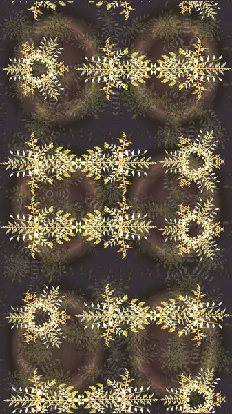 Renkli Bahar Teması eskiz kalıbı. Kahverengi, gri ve yeşil renkli çiçekler. Sevimli çiçek raster deseni. Düz Çiçek Elementleri Tasarımı.