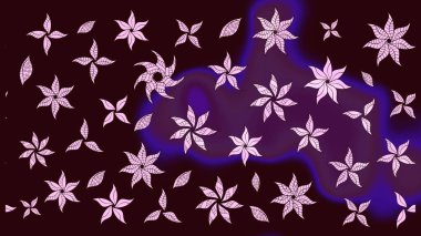 Nazik, narin çiçek arkaplanı. Kahverengi renkli çiçekler. Raster çiçek desenli ve çiçekli..