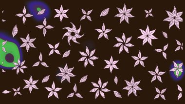 Raster Hip kumaş deseni. Eskiz Vintage Çiçek Deseni.