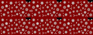 Raster deseni. Suluboya etkisi. Organik elementler. Botanik çizim deseni.