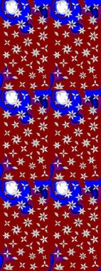 Süslü zentangle çizim dokusu, soyut çiçeklerle süslenmiş. Şekil verilmiş çiçeklerle eskiz deseni. Çiçek deseni duvar kağıdı, şablon dolguları ve web sayfası arkaplanı için kullanılabilir.