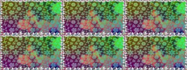 Küçük çaplı çiçeklerdeki basit şirin desenler. Raster illüstrasyonu. Tekstil veya kitap kapakları, imalat, duvar kağıtları, baskı, hediye paketi ve yapıştırma kitabı için çiçeksiz arka plan.