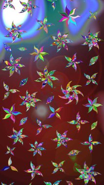 Raster Güzel kumaş deseni. Çiçek arkaplan ile soyut zarafet çizim deseni.