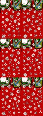 Raster Yumuşak kumaş deseni. Klasik taslak çizimi. Raster çiçek izi. Çiçek kırmızısı çizim deseni.