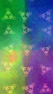 Soyut kış altın süsü. Renkli arka planda izole tatlı kar taneleri. Güzel kar tanesi. Yuvarlak raster kar tanesi. Raster illüstrasyonu.