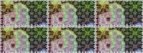 Küçük çiçekteki kusursuz desen. Hoş bir çiçek geçmişi var. Raster illüstrasyonu. Güzel kumaş deseni.