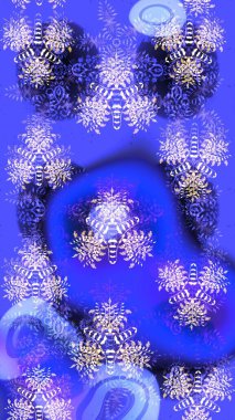 Ağ için güzel bir kar tanesi simgesinin basit bir çizimi. Raster illüstrasyonu. Renkli arka planda izole tatlı kar taneleri. Güzel kar tanesi simgesi.