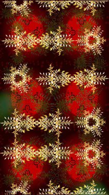 Kar tanesi kışı. Kışın sembolü. Renkli arka planda izole edilmiş suluboya kar taneleri. Raster illüstrasyonu.