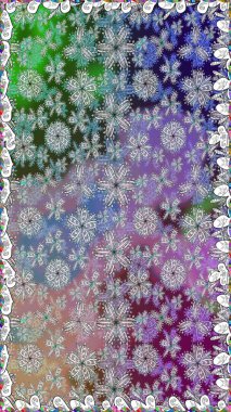 Çiçekli bahar çiçekleri. Motley illüstrasyonu. Küçük çiçekte güzel bir desen. Küçük renkli çiçekler. Moda baskıları için zarif bir şablon.