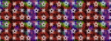 Sanat terapisi tarzı zen çizim için kahverengi, kırmızı ve nötr mandala şeklinde kar taneleri. El çizimi, dövme stili, kumaş tasarımı ve Raster illüstrasyonunda kartlar..