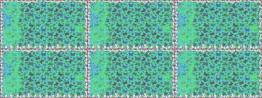 Bahar ve yaz tasarımı için renkli bir arkaplan. Elle çizilmiş illüstrasyon. Raster renkli sonsuz doku. Kelebeklerle kusursuz desen.