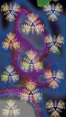 Raster illüstrasyonu. Yetişkin sanat terapisi için kış boyama sayfaları. Örtü, poster, tişört ya da dövme için şablon. El yapımı stres önleyici kar tanesi..