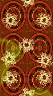 Renkli arka planda izole tatlı kar taneleri. Raster illüstrasyonu. Renkli kar taneleri. Kar tanesi raster deseni.