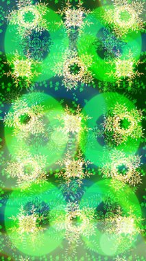 Renkli arka planda izole tatlı kar taneleri. Ağ için güzel bir kar tanesi simgesinin basit bir çizimi. Raster illüstrasyonu. Güzel kar tanesi simgesi.