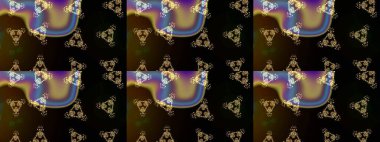 Nakış desenli çiçek deseni. Parmak izi, kumaş, duvar kâğıdı, tekstil için raster dokusu. Renkli grunge, koyu kahverengi ve gri çiçeklerle soyut arkaplanı zenginleştirir.