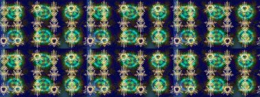 Noel süsleri ve Noel süsleri. Raster Noel soyut renkli arkaplan ve düşen kar tanesi.