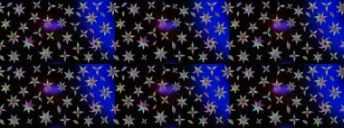 Raster illüstrasyonu. Siyah kıvırcık çiçekler siyah renkte şekillenir. Klasik çiçek tasarım elementleri.