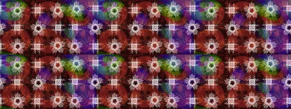 Sanat terapisi tarzı zen çizim için kahverengi, kırmızı ve nötr mandala şeklinde kar taneleri. El çizimi, dövme stili, kumaş tasarımı ve Raster illüstrasyonunda kartlar..