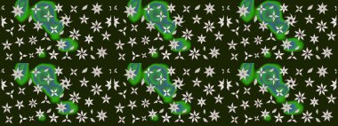 Çiçekli çiçek deseni, suluboya. Gri renkli çiçekler. Renkli Bahar Teması eskiz kalıbı. Düz Çiçek Elementleri Tasarımı. Raster illüstrasyonu.