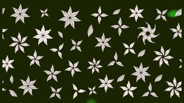 Raster Şirin kumaş deseni. Renkli Bahar Teması eskiz kalıbı. Eskiz klasiği. Düz Çiçek Elementleri Tasarımı.