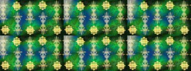 Raster illüstrasyonu. Kar taneleri ve raster arkaplanlı Noel karalaması deseni.