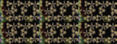 Snowflakes desen. Raster kar taneleri arka plan. Kar tanesi renkli desen. Renk arka plan üzerinde izole soyut kar taneleri ile düz tasarım. Raster illüstrasyon.